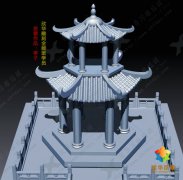 亭子3D設(shè)計—學(xué)員圓雕設(shè)計作品