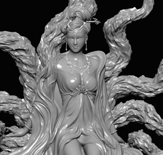 九尾狐3D設(shè)計-欣華學(xué)員zbrush作品